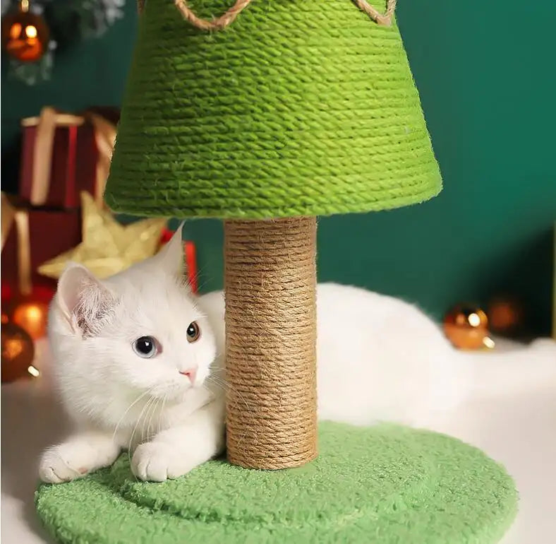 arbol para gatos navidad