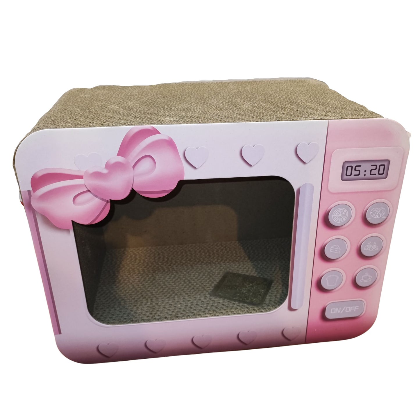 Caja Rascador Gatos Rosa | Caja TV Rascador | Waneka