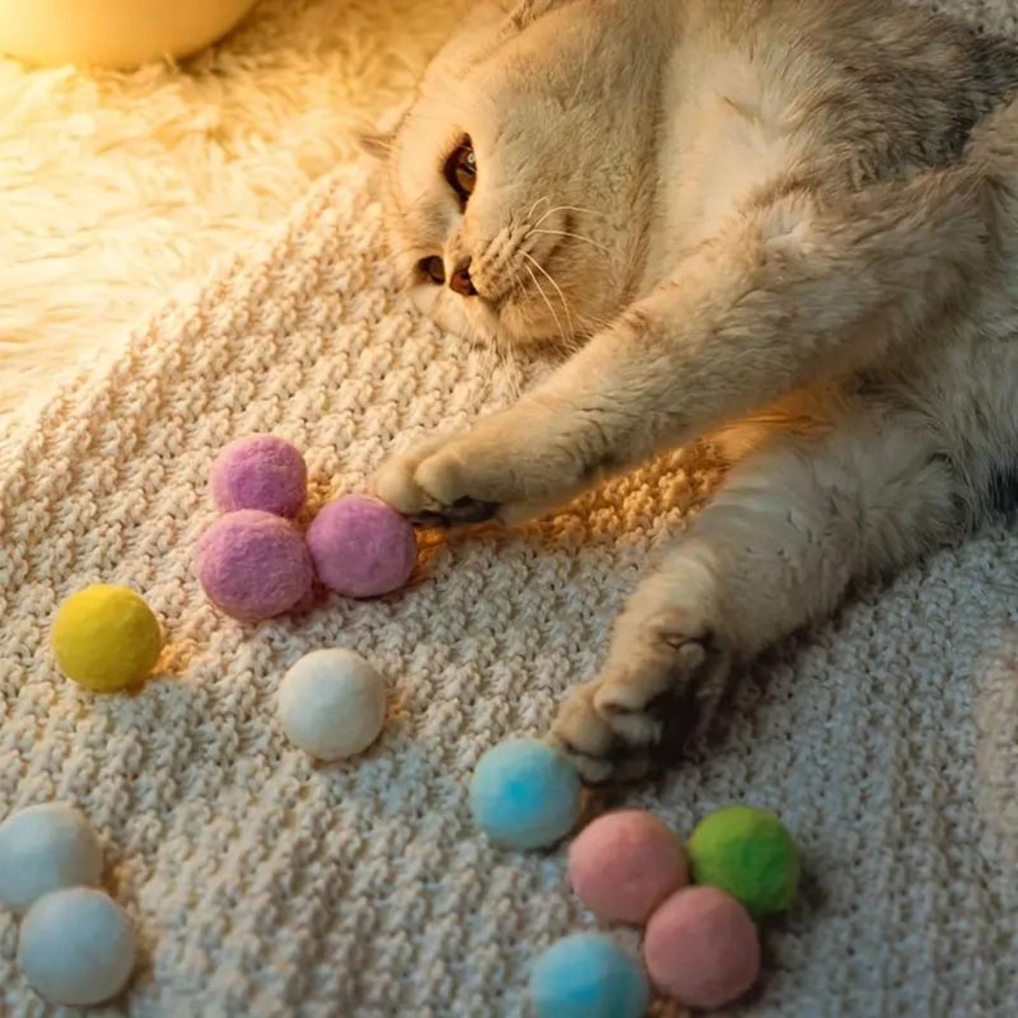 Juguete Gatos Pistola | Pistola Lanza Bolitas Blanditas | Waneka