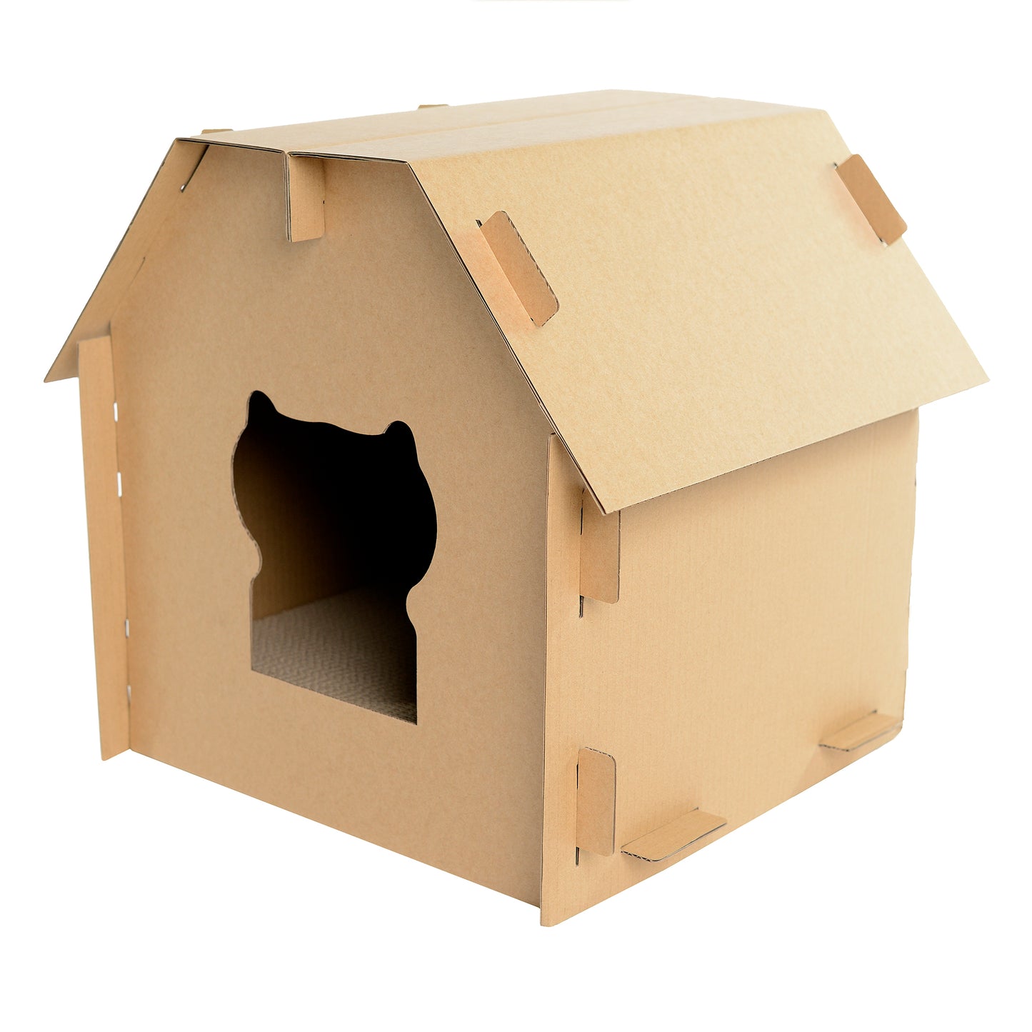 Mansión De Carton Para Gatos | Waneka