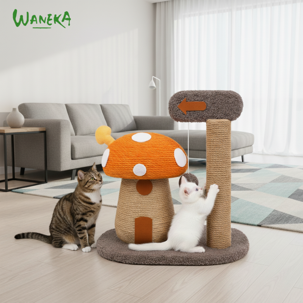 Casita y rascador de cuerda - MIAU Friday