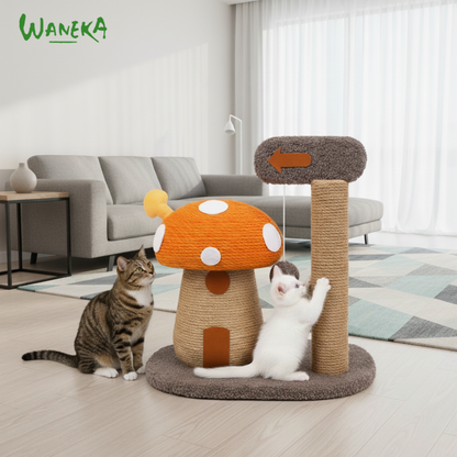 Casita y rascador de cuerda - MIAU Friday