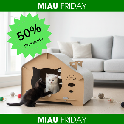 Waneka Mansión Felina, casa para gatos