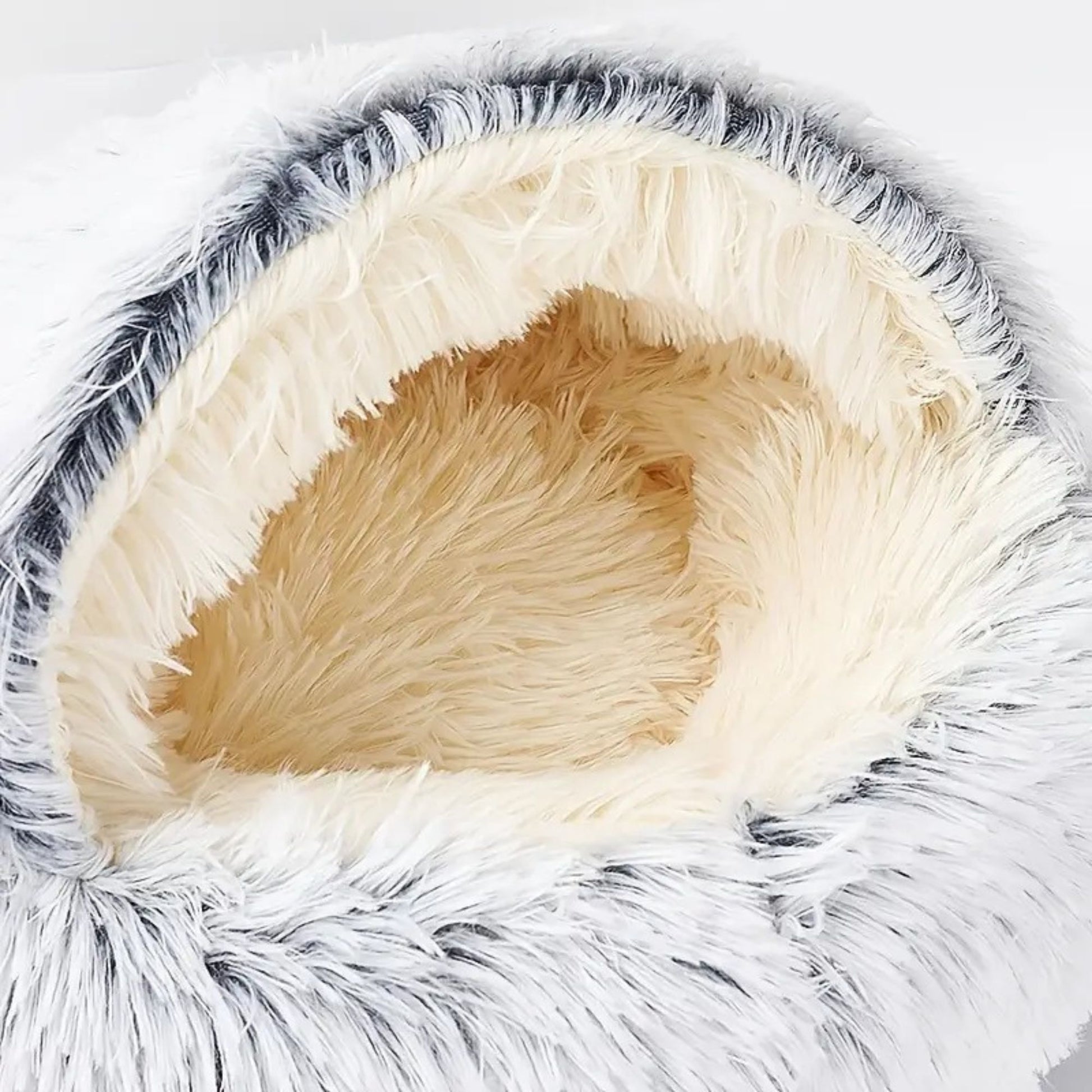 Cama de Peluche Gatos | Cama para Gatos Semi Cerrada | Waneka