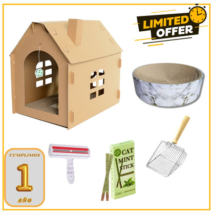 Pack 5 productos Waneka para gatos