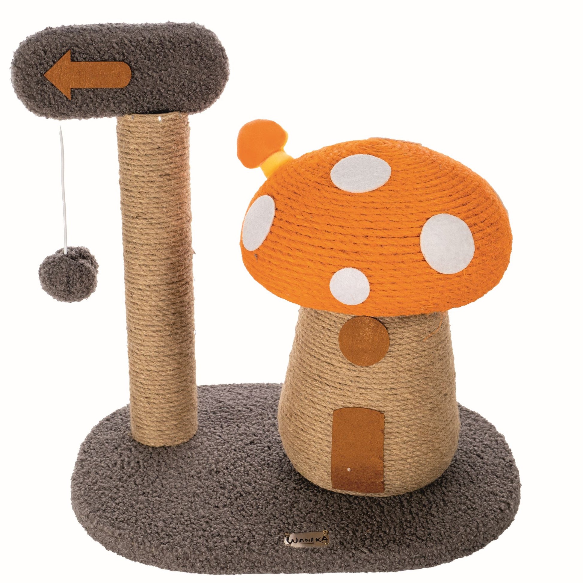Rascador para Gatos Angora | Cuerda Angora Orange | Waneka
