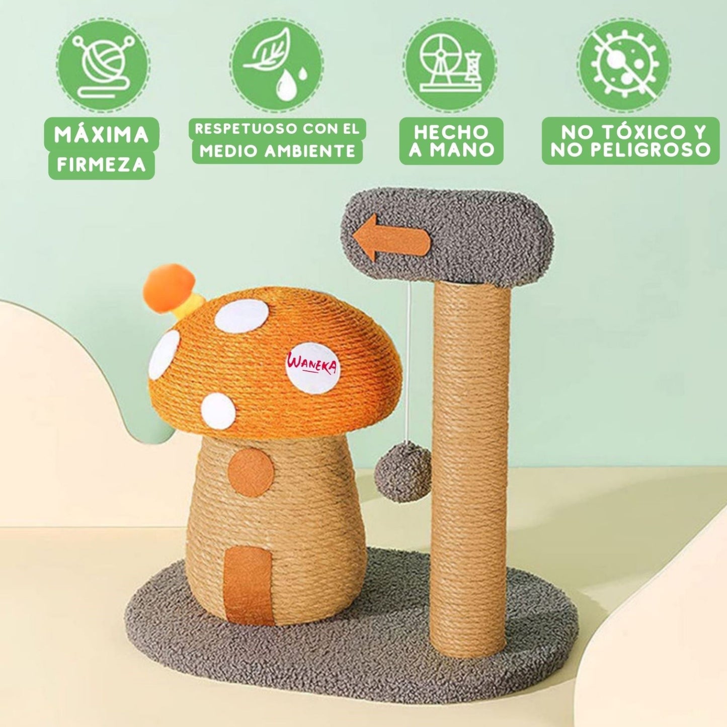 Rascador para gatos Seta Angora Orange