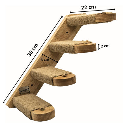 Escalera de pared para gatos